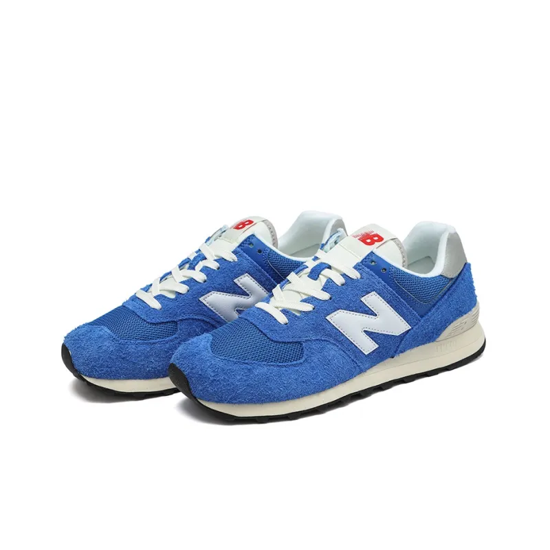 New Balance 574 Blue White Silver-2