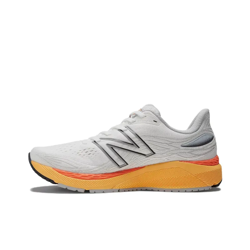 New Balance 860 V12 X Fresh Foam 'White Vibrant Apricotvibrant Orange'-0