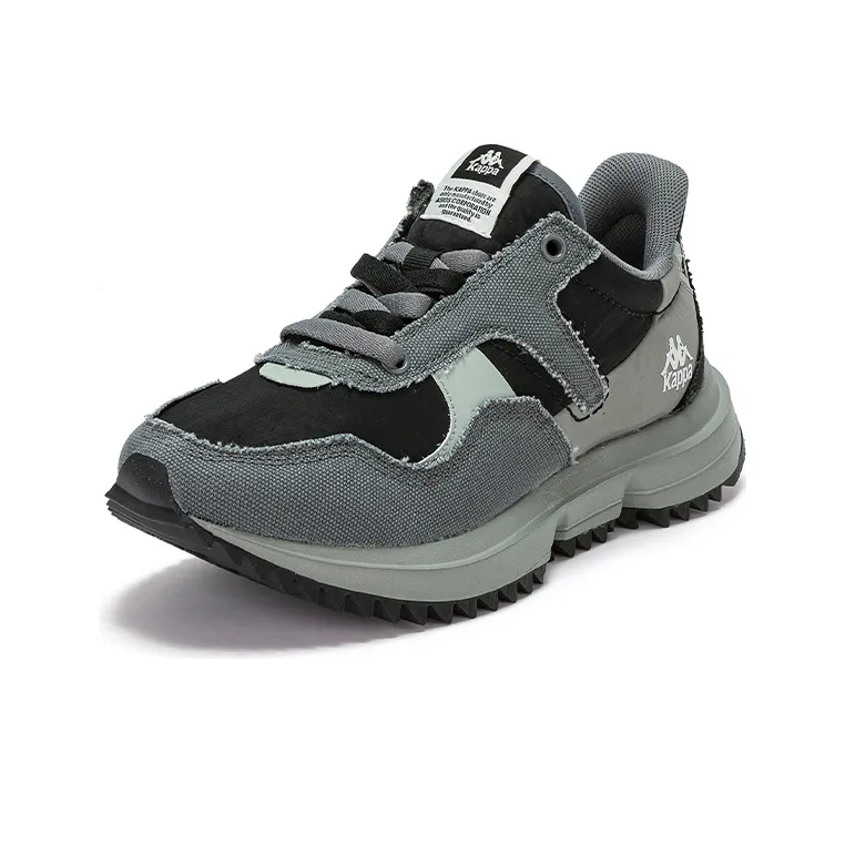 Kappa Low Top Running Shoes Unisex Black Gray-1