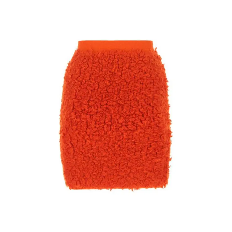 Bottega Veneta Casual Short Skirts Women's Orange-1