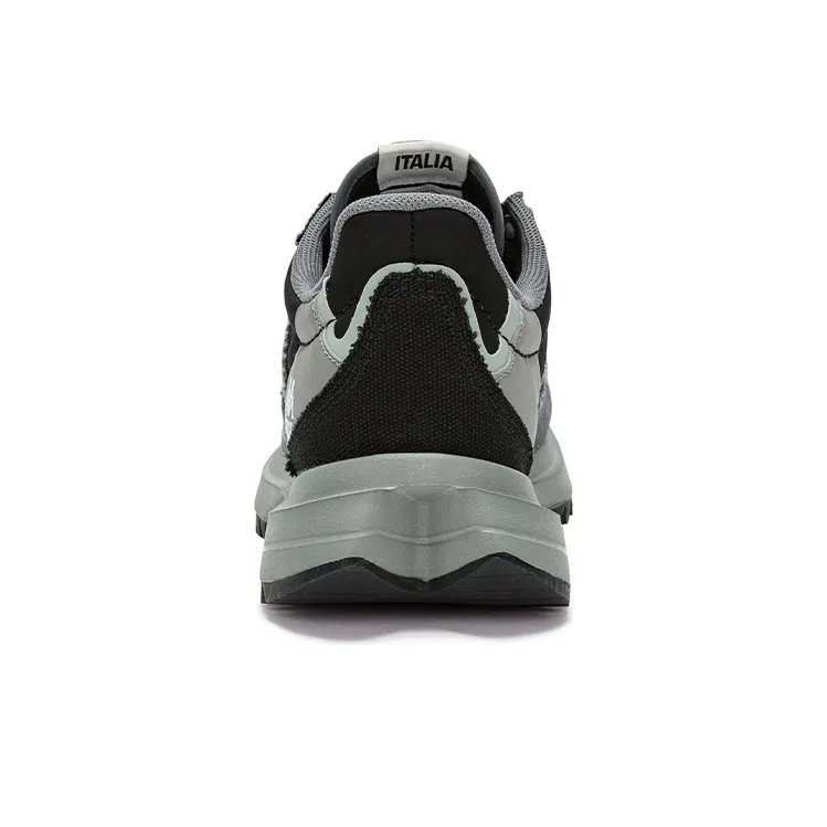 Kappa Low Top Running Shoes Unisex Black Gray-4