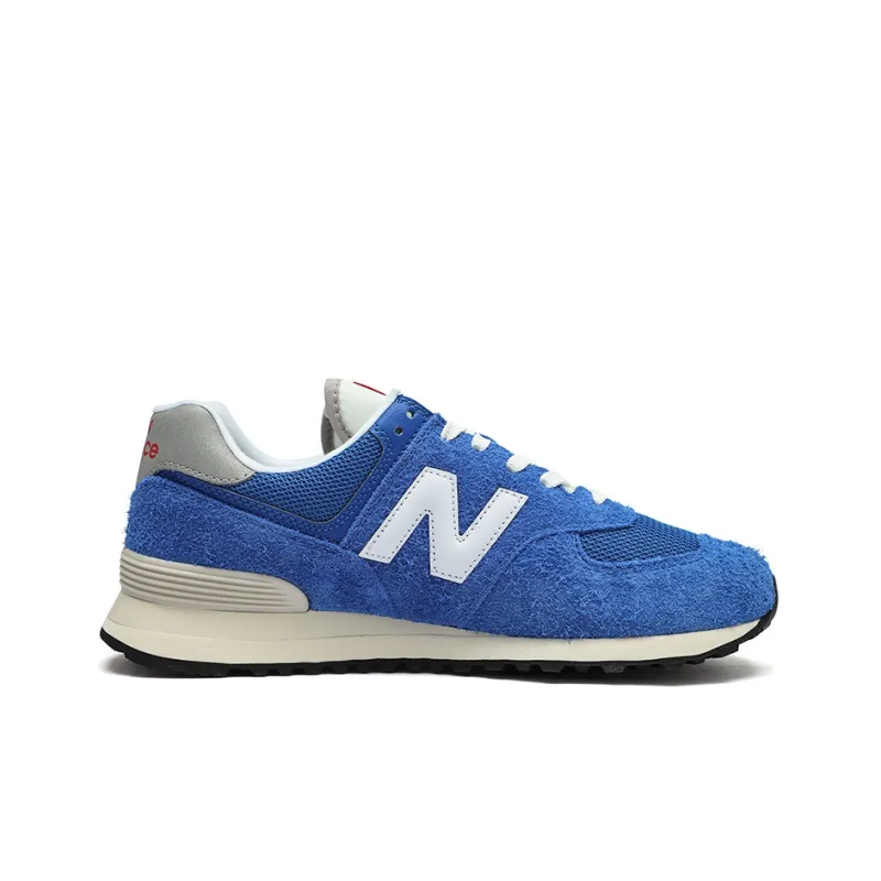 New Balance 574 Blue White Silver-1
