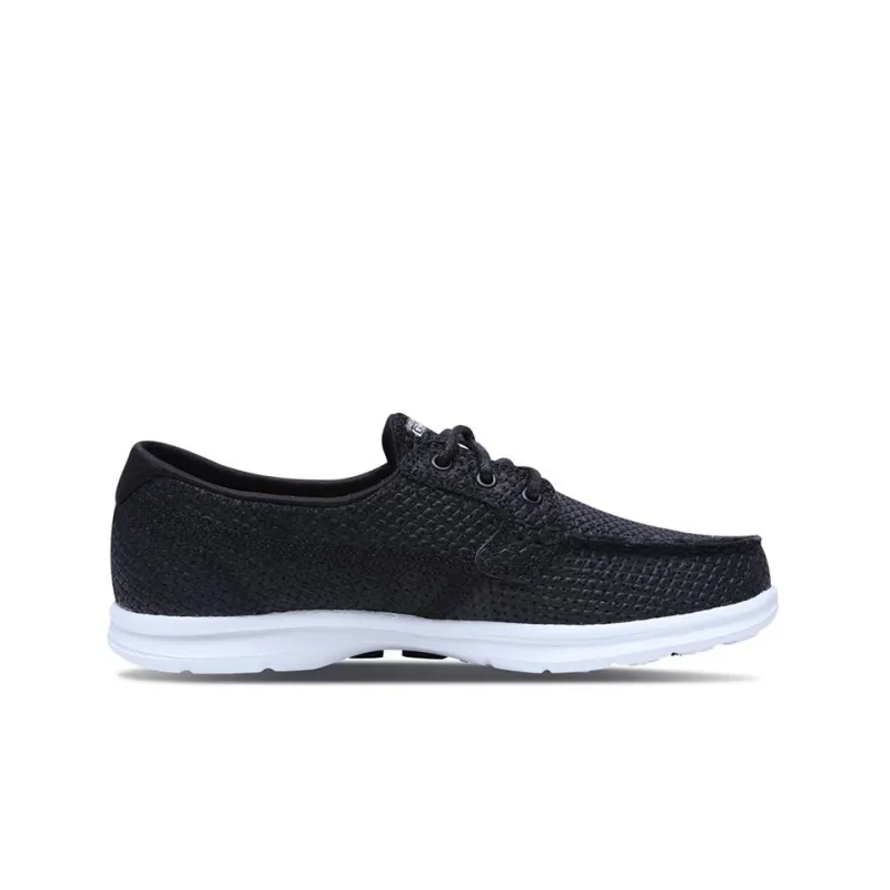 Skechers Go Step Casual Shoes Women's Low-Top Black/White-1