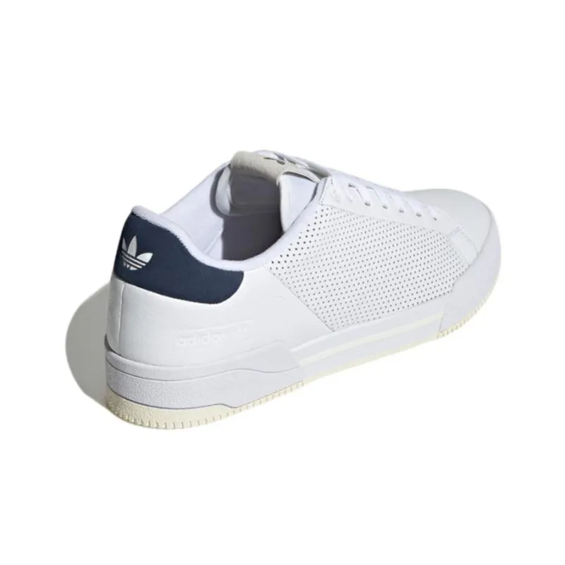 Adidas Originals Court Tourino RF Anti Slip Wear Resistant Low Top Skateboard Shoes Unisex White Blue-3