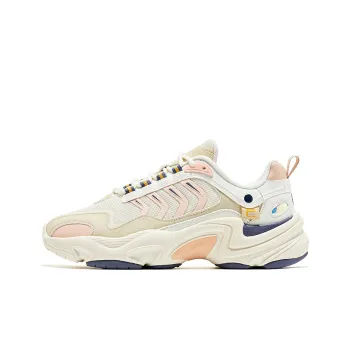 Erke Seeking Light Low Top Running Shoes Women's Ivory White