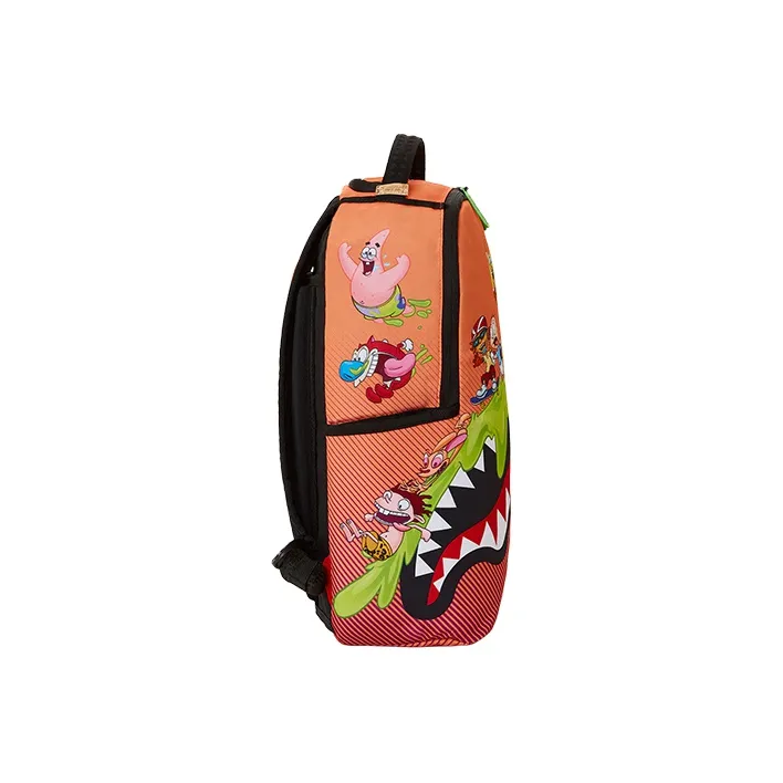 SPRAYGROUND Polyester Backpack Large Size Unisex Orange-2