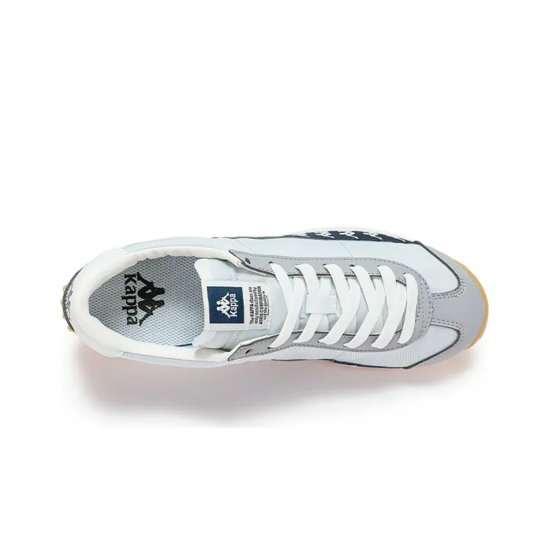 Kappa Anti Slip And Wear Resistant Lightweight Low Top Casual Running Shoes Unisex Gray-6