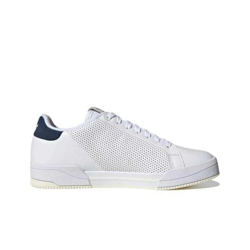 Adidas Originals Court Tourino RF Anti Slip Wear Resistant Low Top Skateboard Shoes Unisex White Blue-1