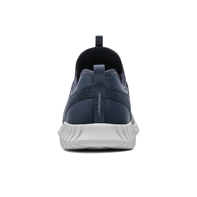 Skechers Elite Fle Lasker Cushioning Anti-Slip And Wear-Resistant Low-Top Casual Shoes Men's Navy-3