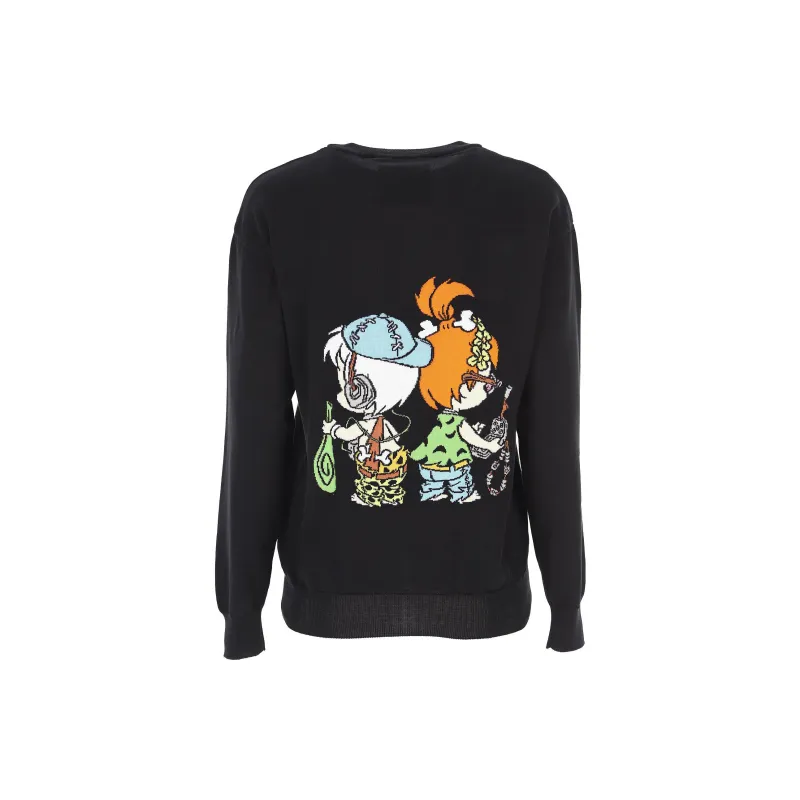 MOSCHINO X Flintstones Graphic Intarsia Jumper-1