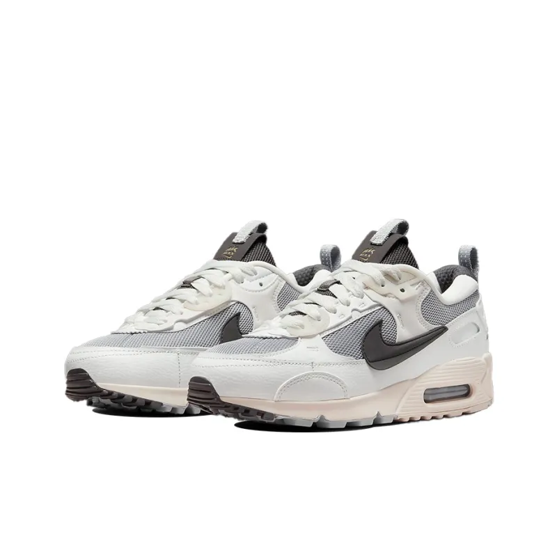 Nike Air Max 90 Futura Wolf Grey Summit White Light Orewood Brown Medium Ash Women's-2