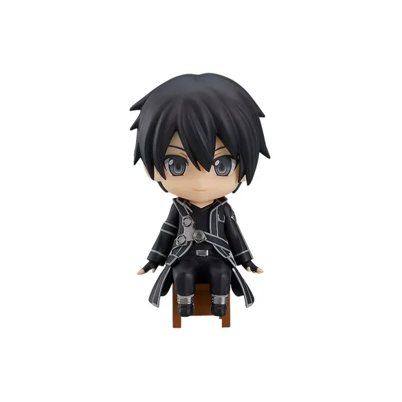 GSC Kirito/Kirigaya Kazuto Nendoroid Swacchao! Sword Art Online, Kirito Chibi Figures 9cm-0
