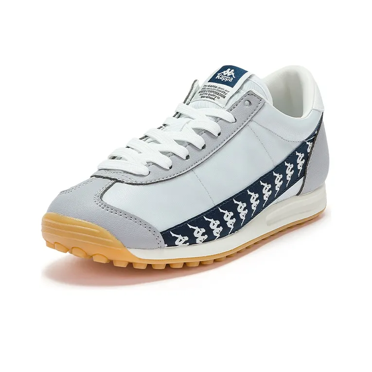 Kappa Anti Slip And Wear Resistant Lightweight Low Top Casual Running Shoes Unisex Gray-2