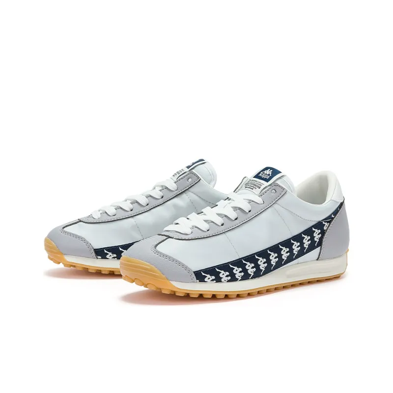 Kappa Anti Slip And Wear Resistant Lightweight Low Top Casual Running Shoes Unisex Gray-3