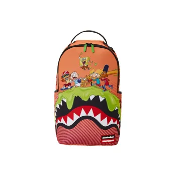 SPRAYGROUND Polyester Backpack Large Size Unisex Orange