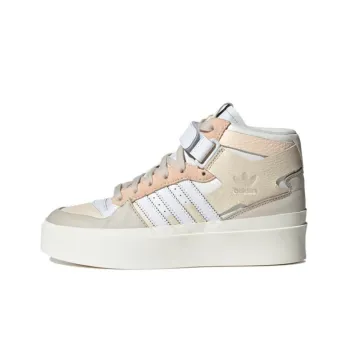Adidas Originals Forum Bonega Mid Ecru Tint Cloud White Bliss Orange Women's