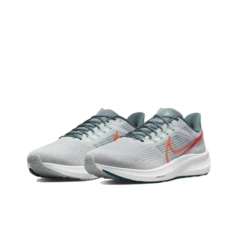 Nike Air Zoom Pegasus 39 4E Wide 'Pure Platinum Total Orange'-2