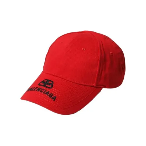 Balenciaga Baseball Caps Men Red