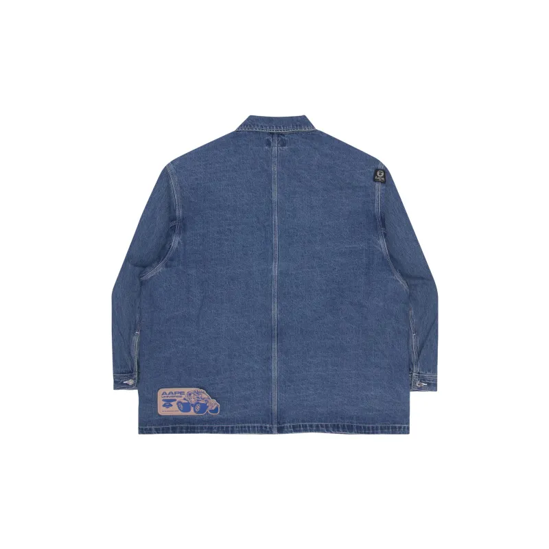 Aape SS22 Denim Jacket Men's Blue-1