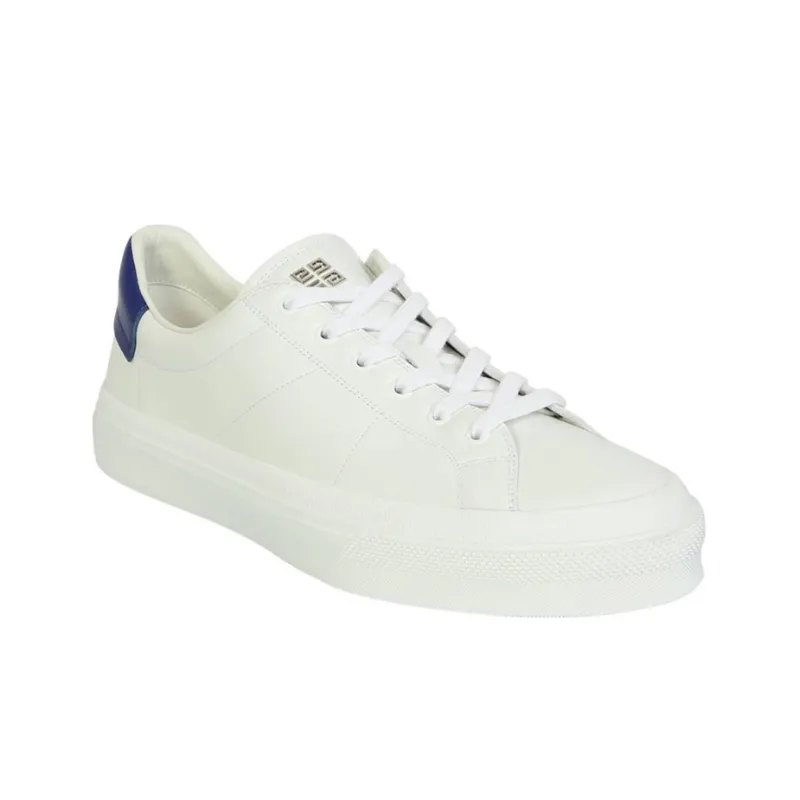 Givenchy City Court Low Top Stylish Skateboarding Shoes Men's White Blue-1