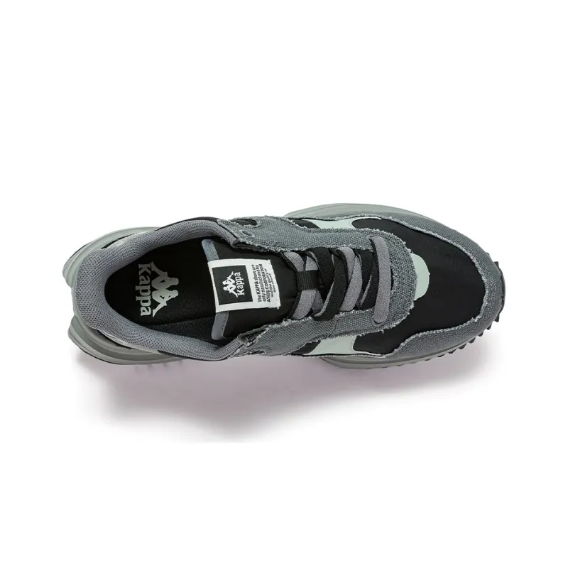 Kappa Low Top Running Shoes Unisex Black Gray-5