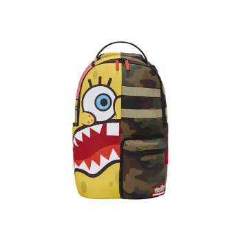 SPRAYGROUND Polyester Backpack Large Size Unisex Yellow