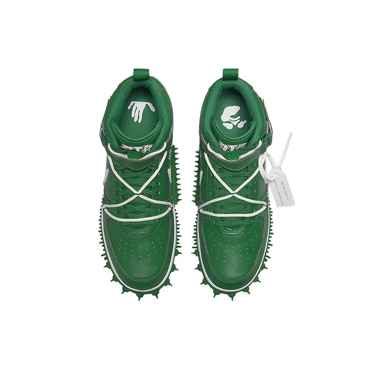 Nike Air Force 1 Mid Off White Pine Green-2