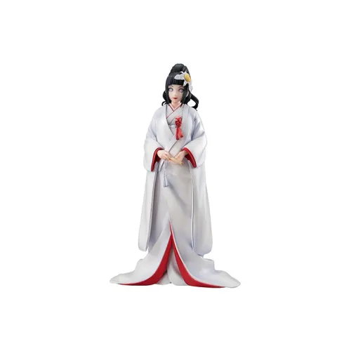 MegaHouse Naruto Gals Gals Naruto Shippuden Hinata Hyuga Congratulations Version Action Figure White