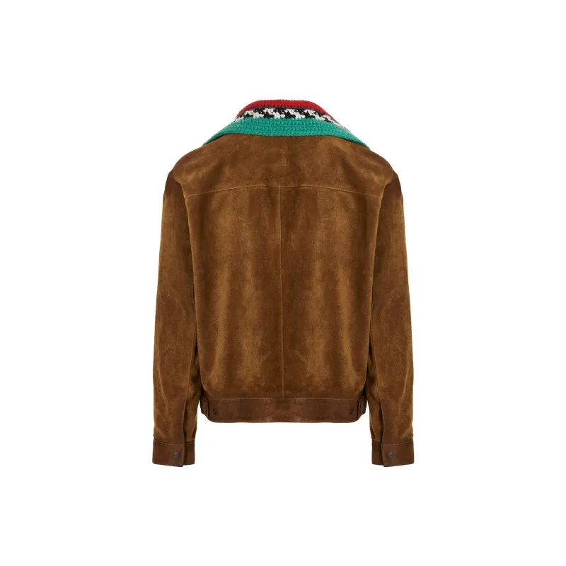 DSQUARED 2 Knitted Colloar Zipped Jacket-1
