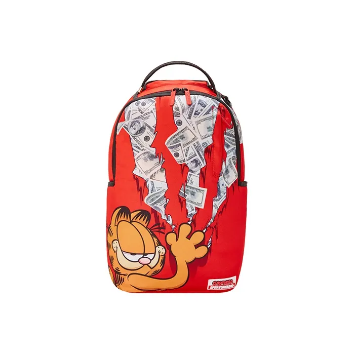 SPRAYGROUND DLX Garfield Collaboration Polyester Commute Backpack Large Size Unisex Red-0