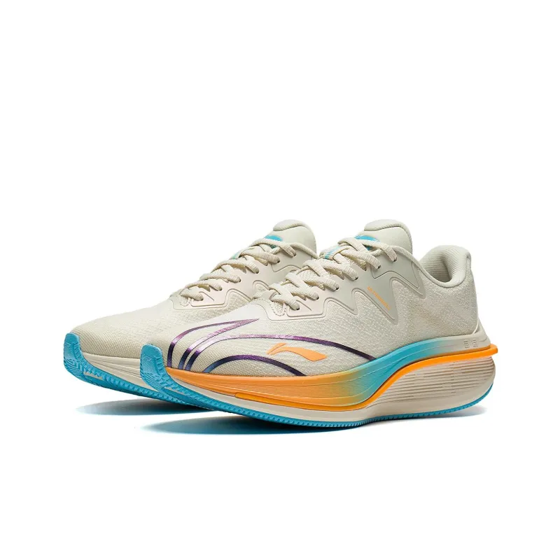 LiNing WuShi 5S 2.0 V3 Cushioning Anti-Slip And Wear-Resistant Low-Top Running Shoes Men's Pearl White-2