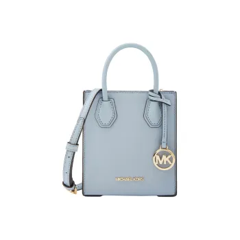 MICHAEL KORS MICHAEL KORS Luggage Collection Leather Handbag, Trunk Bag, Crossbody Bag, Shoulder Bag Mini Women's Blue