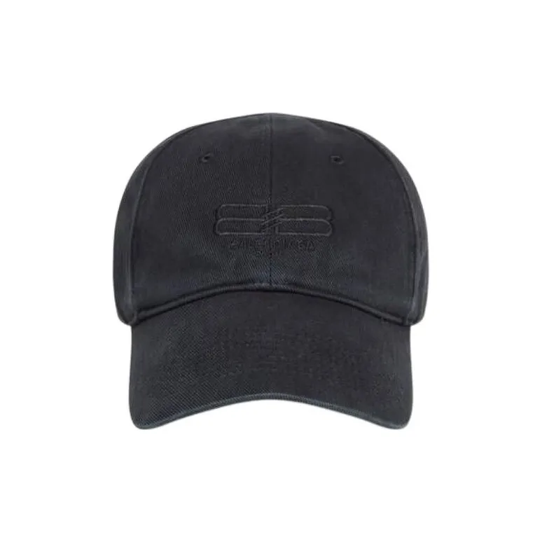 Balenciaga Bb Paris Icon Velcro Strap Cap-0