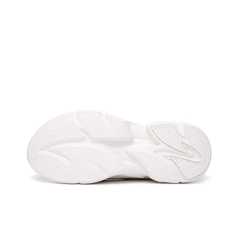 Erke Casual Shoes Women's Low Top Ivory White/Pink Gold-3