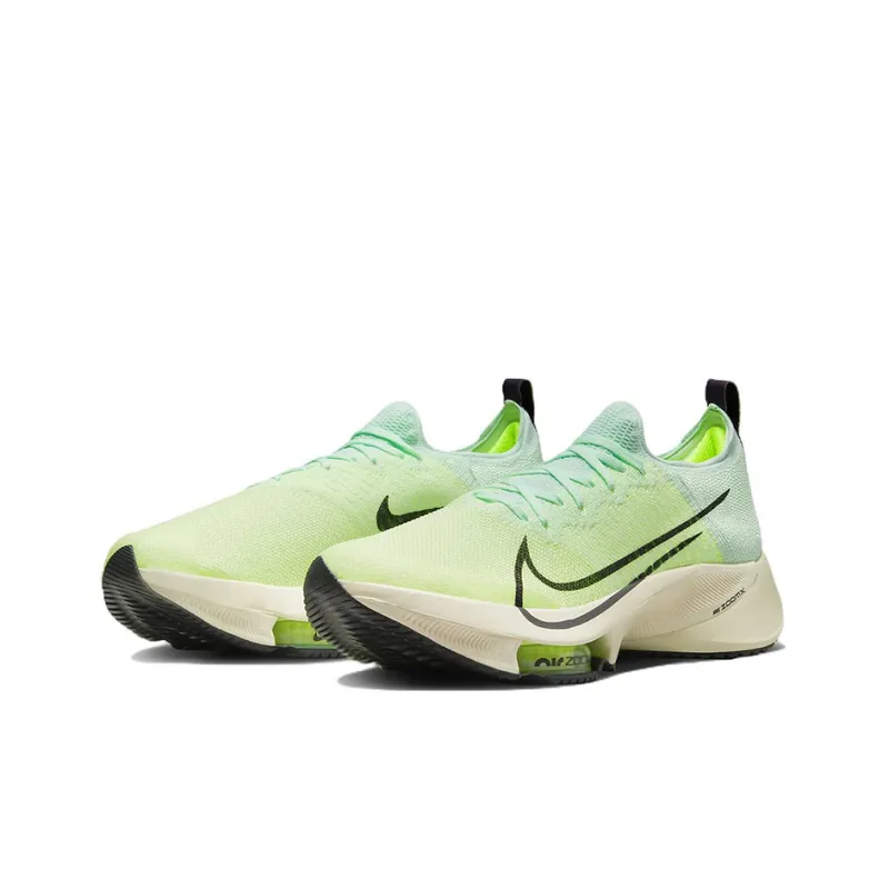 Nike Air Zoom Tempo Next% Flyknit Barely Volt Mint Foam-2