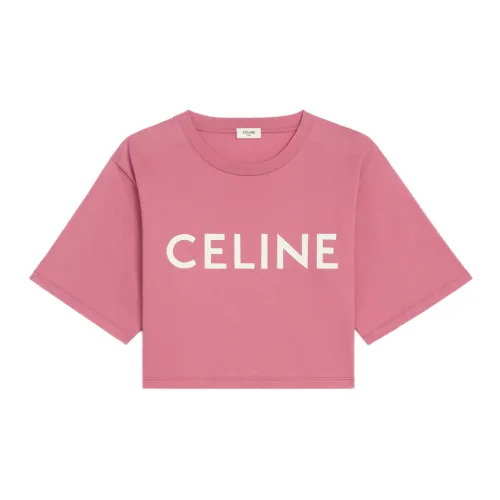 CELINE Crop Tops Women's Pink