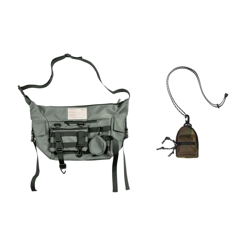 KILLWINNER Polyester Messenger Bag Shoulder Bag Crossbody Bag Regular Unisex Black-10