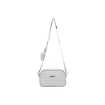 NERDY Polyester Small Square Bag Crossbody Bags Regular Unisex Light Gray
