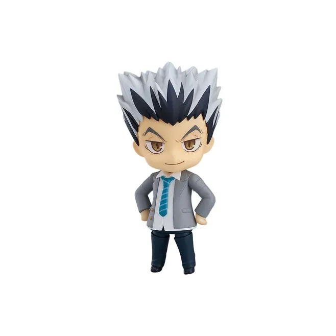 GSC Kotaro Bokuto Nendoroid No.974 Haikyuu!! School Uniform Version Chibi Figures 10cm-0