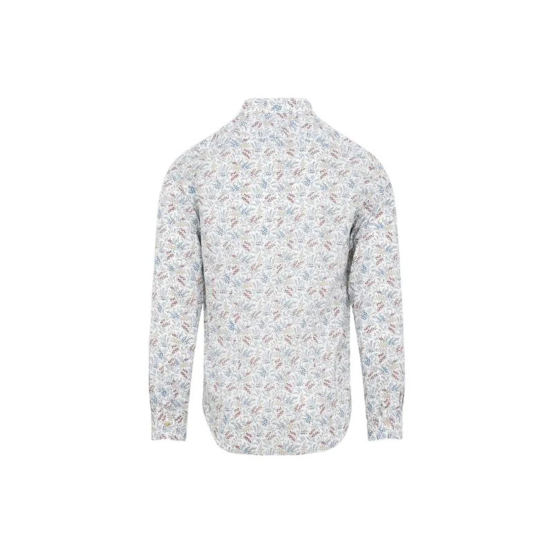 Paul Smith Floral print Organic Cotton Shirt-1