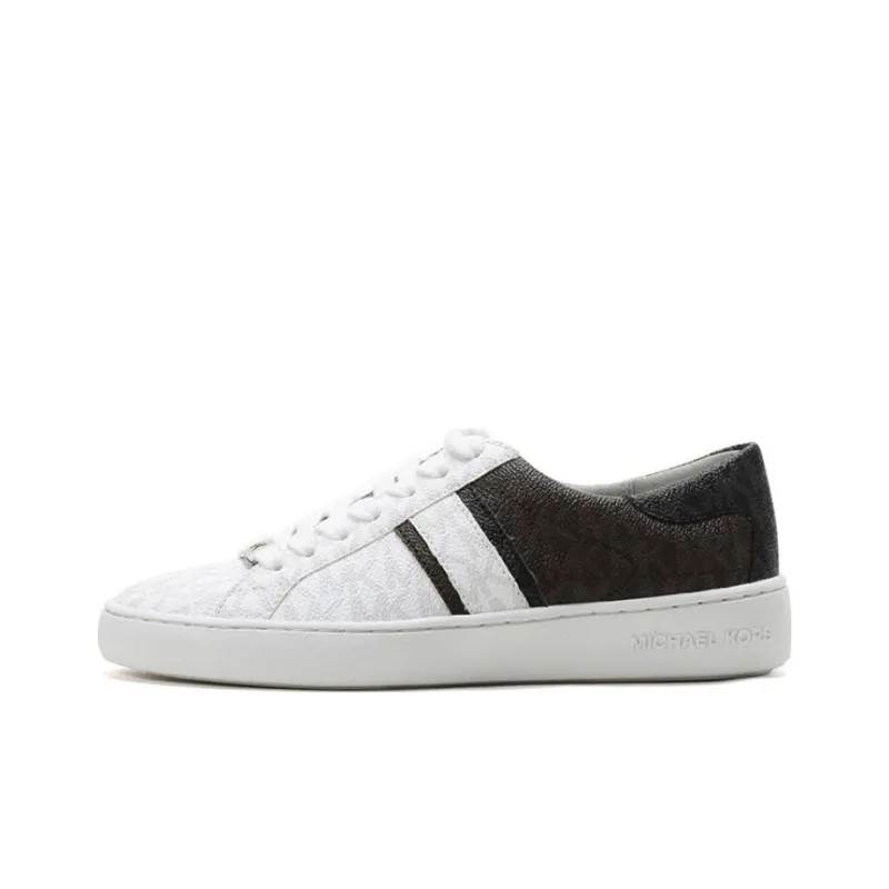 MICHAEL KORS Skateboard Shoes Women's Low Top Brown White-0