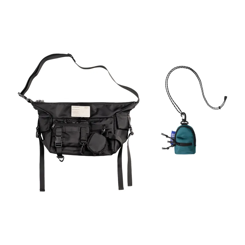 KILLWINNER Polyester Messenger Bag Shoulder Bag Crossbody Bag Regular Unisex Black-6