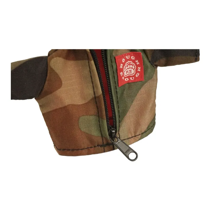 Rough Enough Polyester Earphone Case With Keychain And Pendant Key Pouch Mini Unisex Camouflage-2