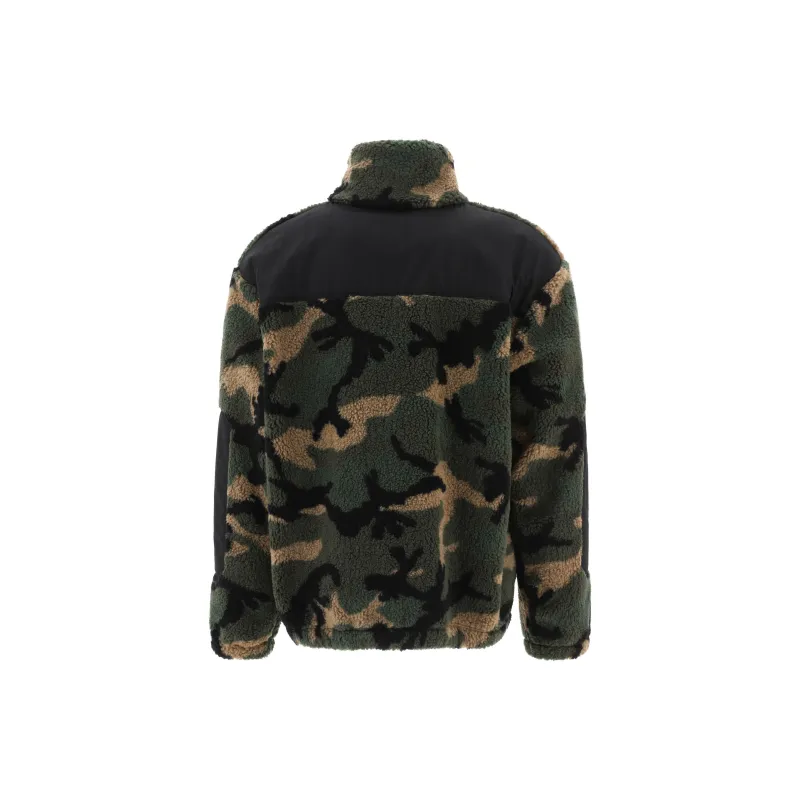 Valentino Camouflage Printed Long-Sleeved Jacket-1