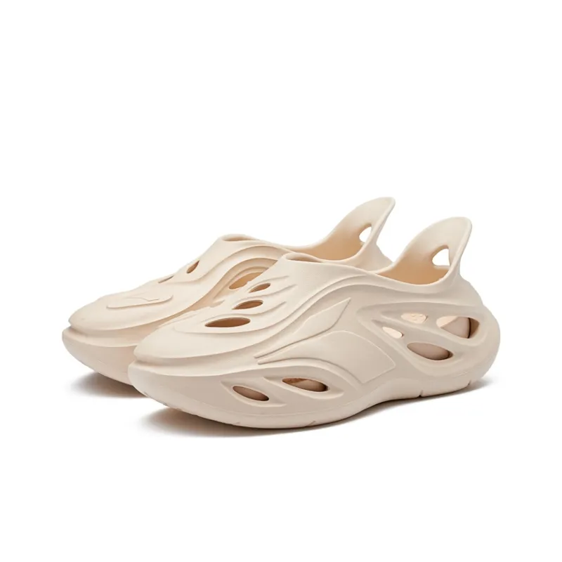 361° Yuyu Whale Sports Sandals Men's Ivory White-3