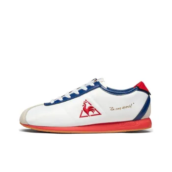 Le Coq Sportif Cushioned Wear Resistant Breathable Lightweight Low Top Casual Shoes Unisex Blue White