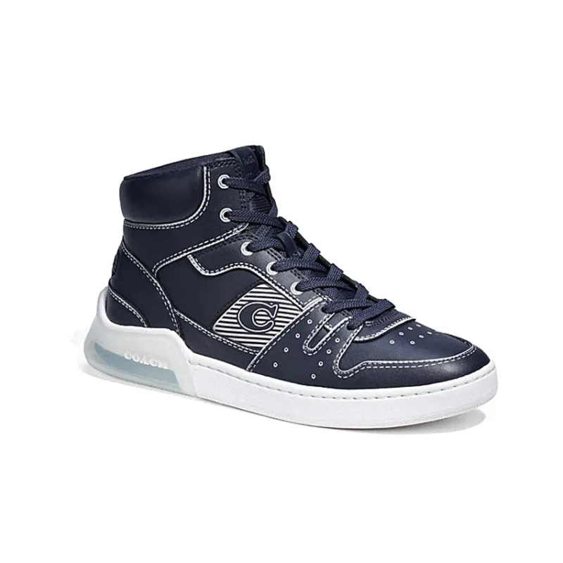 COACH CitySole Stylish Skateboarding Shoes Men's Dark Blue-1