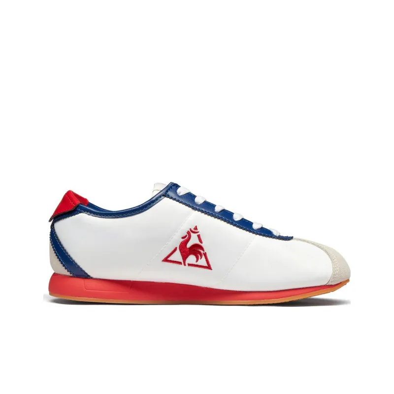 Le Coq Sportif Cushioning, Abrasion Resistant, Breathable, Lightweight Low Top Casual Shoes Unisex Blue White-1