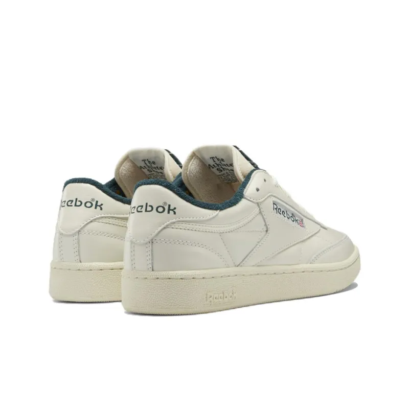 Reebok Club C 85 Wear resistant Casual Skateboarding Shoes Unisex Brown Green-3