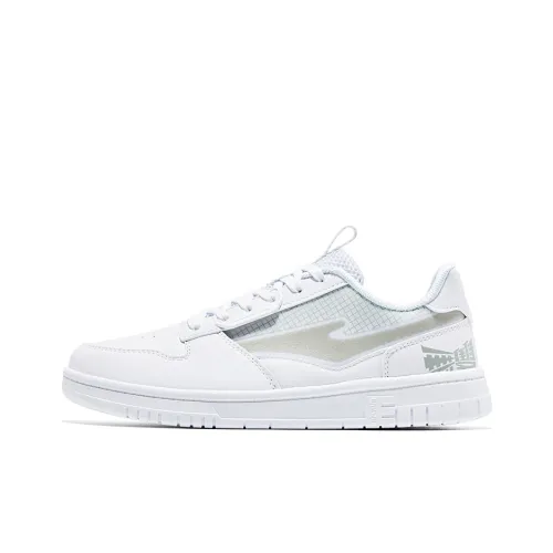 Erke Unparalleled Low Top Skateboard Shoes Women's White Light Gray